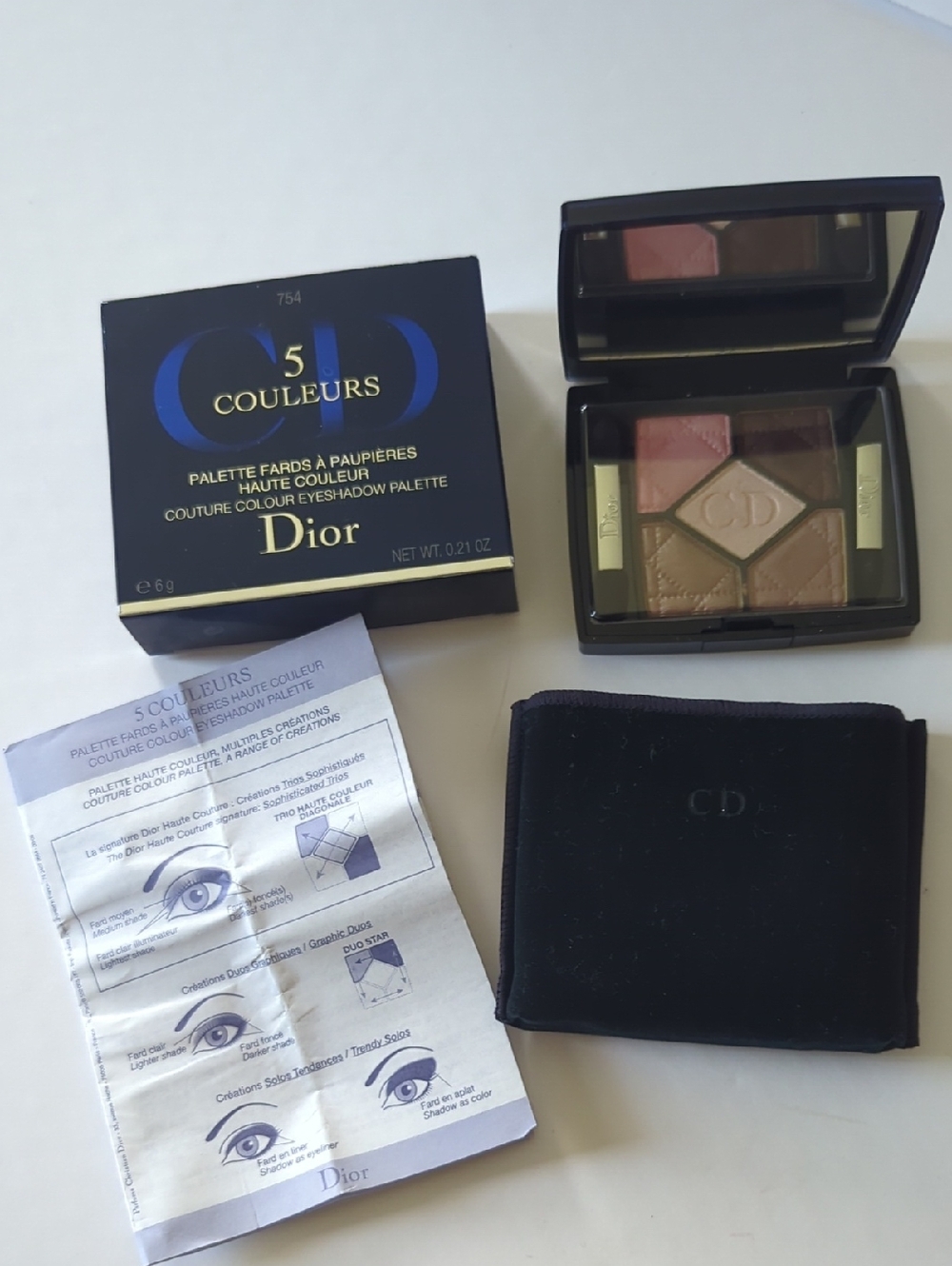Dior 5 Couleurs Eyeshadow Palette — 754 Rosy Tan